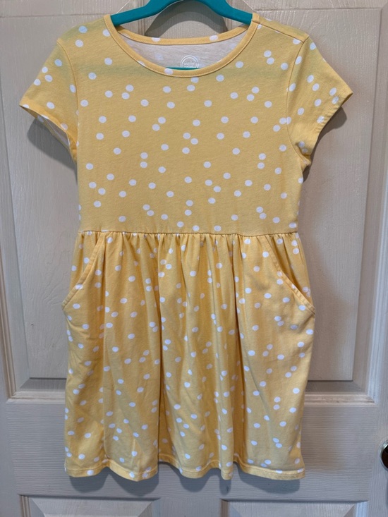 wonder nation Other - wonder nation Yellow Polka Dot Pocket Dress